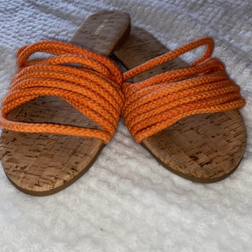 Orange sandals